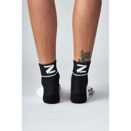 CHAUSSETTES MIXTE BLANCHE/NOIRE – Image 4