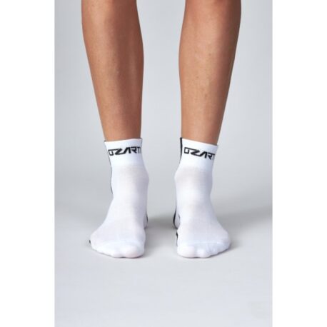 CHAUSSETTES MIXTE BLANCHE/NOIRE – Image 2