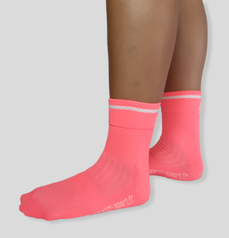 CHAUSSETTES MIXTE ROSE – Image 2