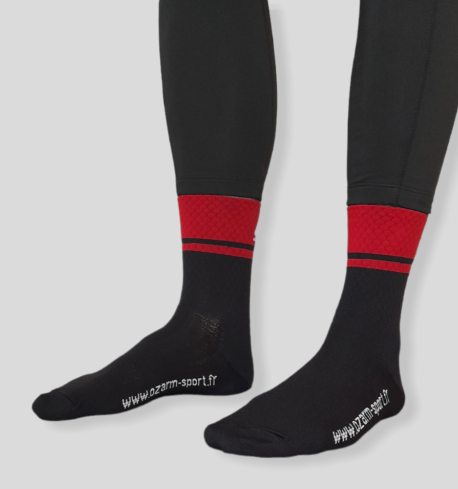 CHAUSSETTES MIXTE ROUGE – Image 2